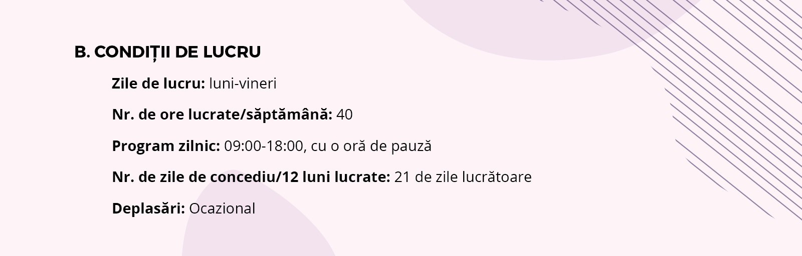 fișa postului